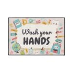 All Smiles Handwashing Classroom Rug